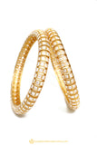 Gold Finished Bangles by PTJ