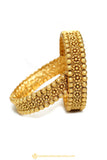 Gold Finished Bangles by PTJ